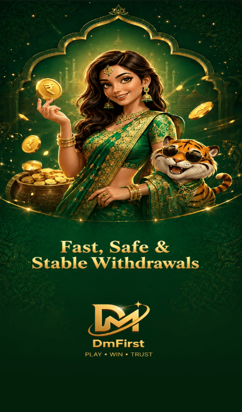 DM First: fast, safe and stable withdrawals. Play, win, trust.